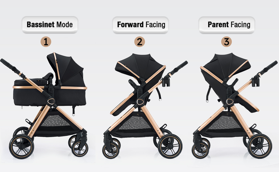 Stroller that converts to bassinet hotsell